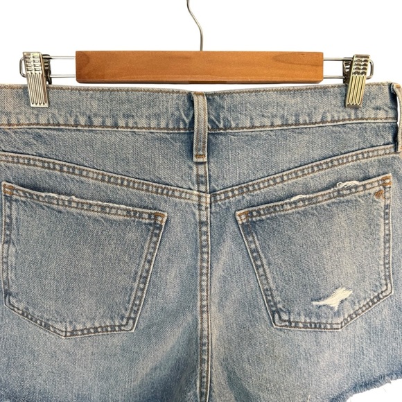 Madewell - Relaxed Denim Shorts in Madera Wash: Side-Slit Edition Sz 27 - Picture 6 of 10